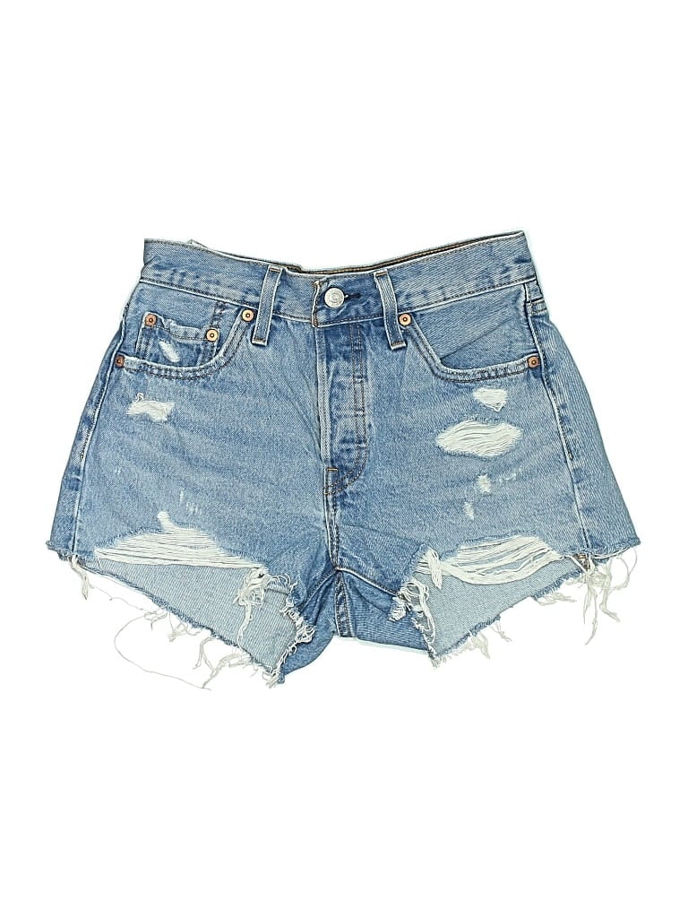 Pre-owned Levi's Denim Shorts In Blue