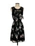 Daniel Rainn 100% Polyester Floral Black Casual Dress Size XS - photo 1