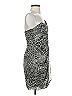 Max and Cleo 100% Polyester Animal Print Silver Cocktail Dress Size 4 - photo 4