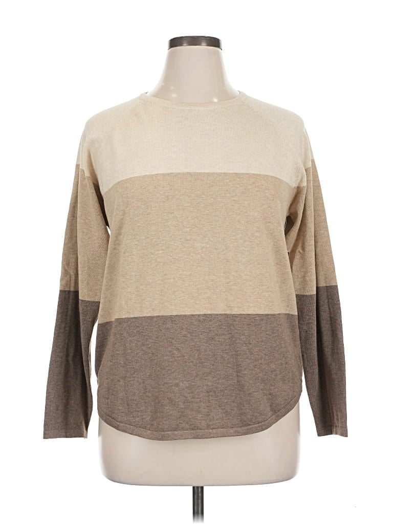 Kim Rogers Pullover Sweater In Brown