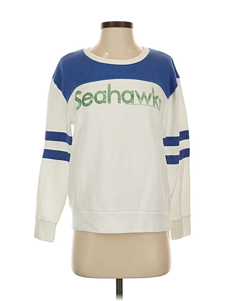 Pre-owned Junk Food Sweatshirt In White