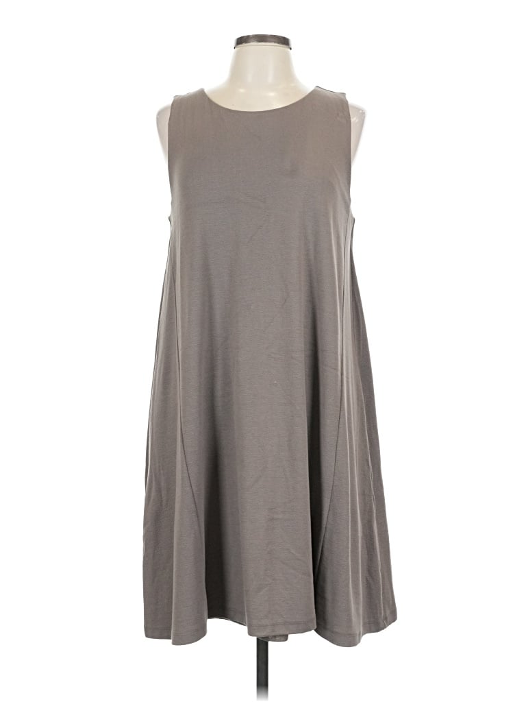 Pre-owned Sigrid Olsen Casual Dress In Gray