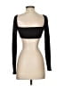 Princess Polly Black Long Sleeve Top Size 4 - photo 2