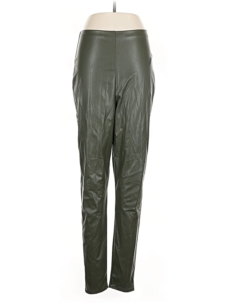 Pre-owned Prettylittlething Casual Pants In Green