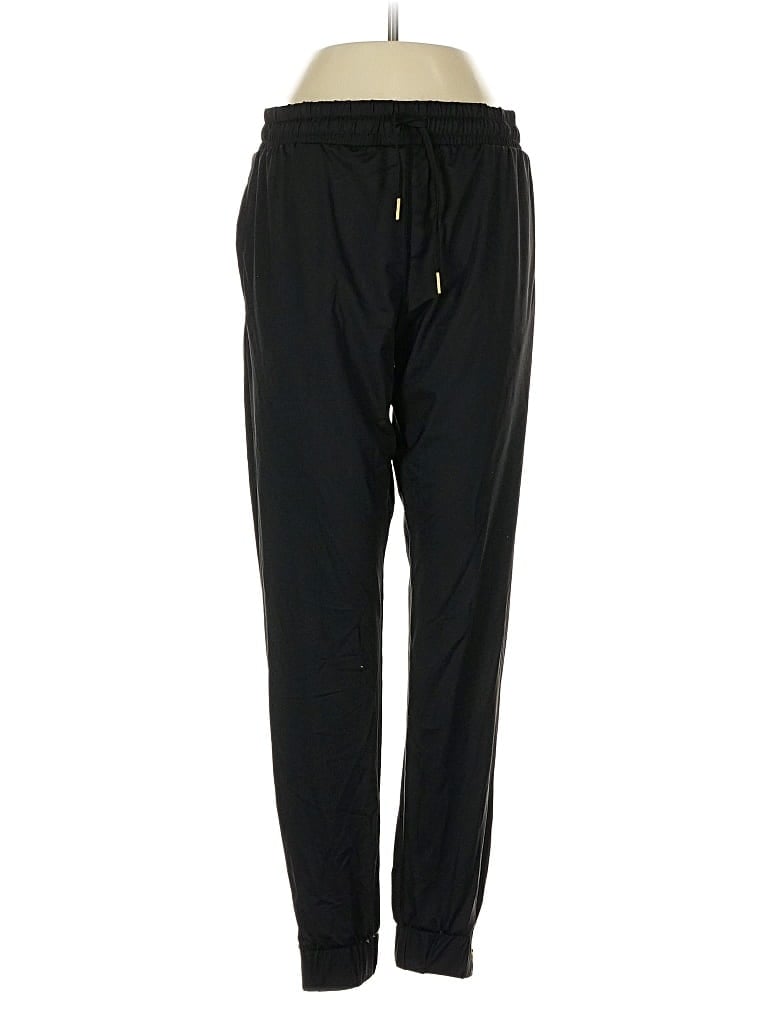 Pre-owned Zyia Active Track Pants In Black