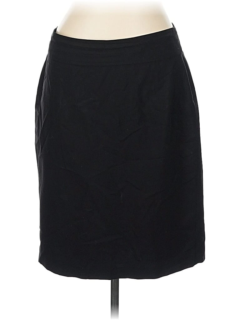 Pre-owned Banana Republic Wool Skirt In Black