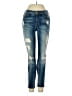 7 For All Mankind Hearts Blue Jeans Size 25 waist - photo 1