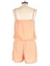 Shoshanna Solid Orange Romper Size L - photo 2
