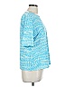 Lands' End Tie-dye Blue Short Sleeve Top Size L - photo 4
