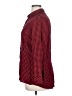 IZOD 100% Rayon Checkered-gingham Red Long Sleeve Button-Down Shirt Size XL - photo 5