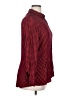 IZOD 100% Rayon Checkered-gingham Red Long Sleeve Button-Down Shirt Size XL - photo 4
