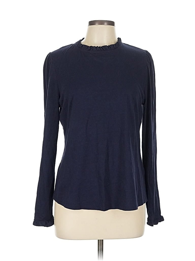 Pre-owned Boden Long Sleeve T-shirt In Blue