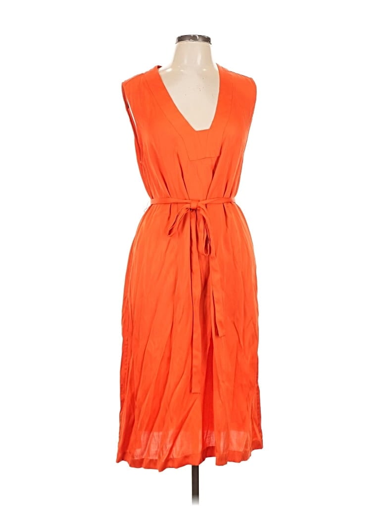 Pre-owned Bcbgmaxazria Cocktail Dress In Orange
