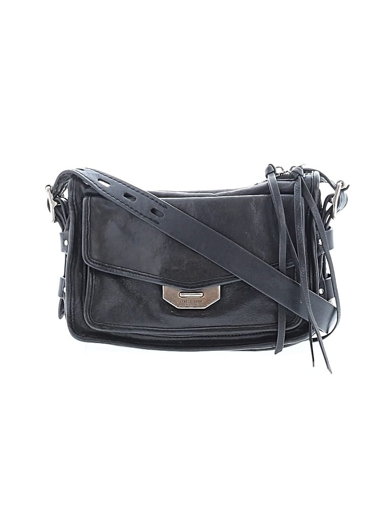 Pre-owned Rag & Bone Leather Crossbody Bag In Black