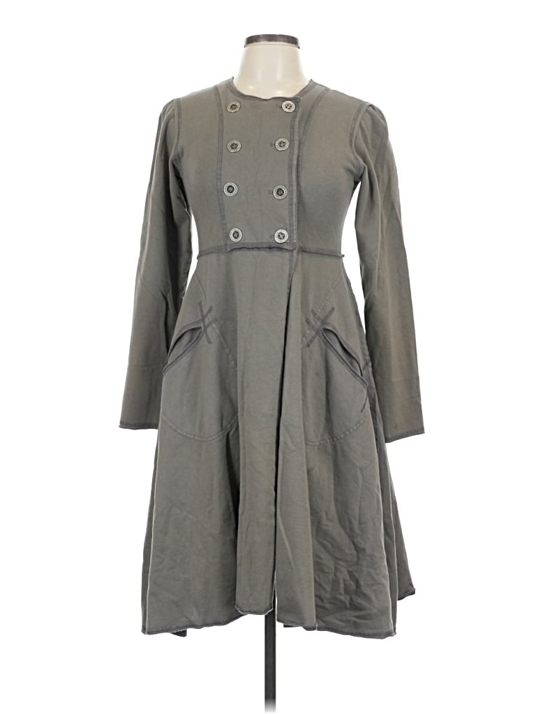 Pre-owned Hard Tail Casual Dress In Gray