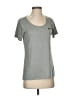 Nike 100% Polyester Gray Active T-Shirt Size S - photo 1