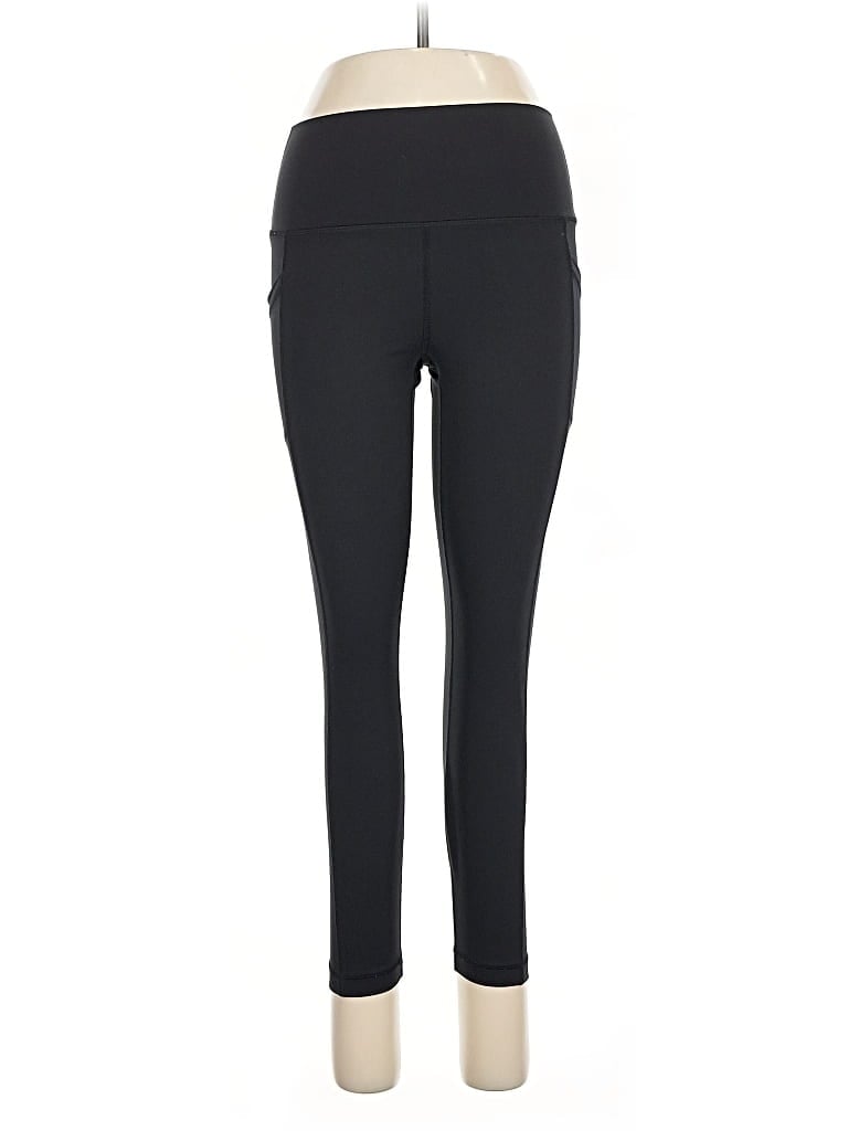 Pre-owned Yogalicious Active Pants In Black
