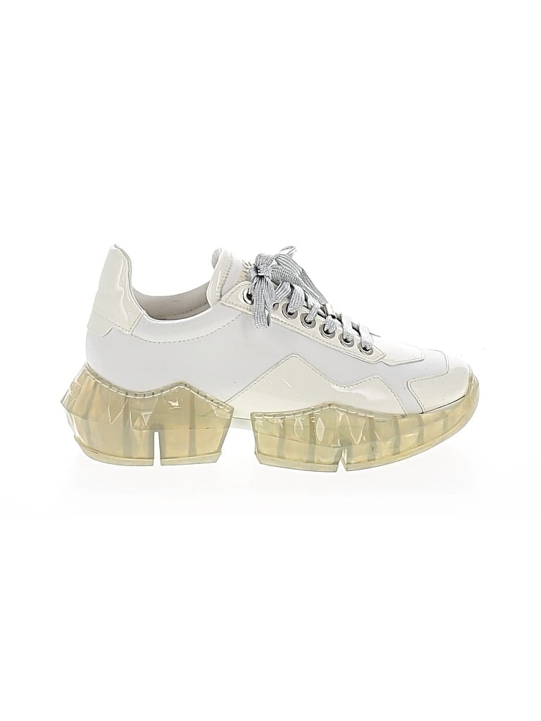 Pre-owned Jimmy Choo Sneakers In Green