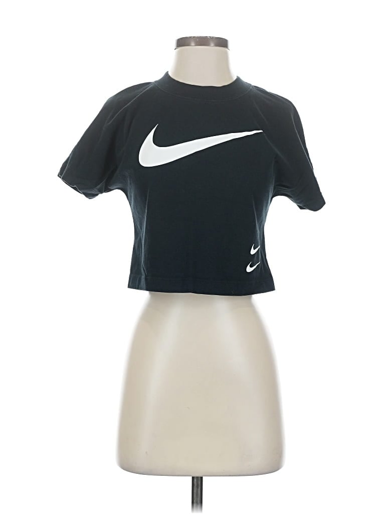 Pre-owned Nike Short Sleeve T-shirt In Black