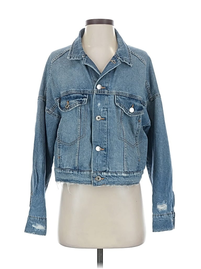 Pre-owned &denim By H&m Denim Jacket In Blue