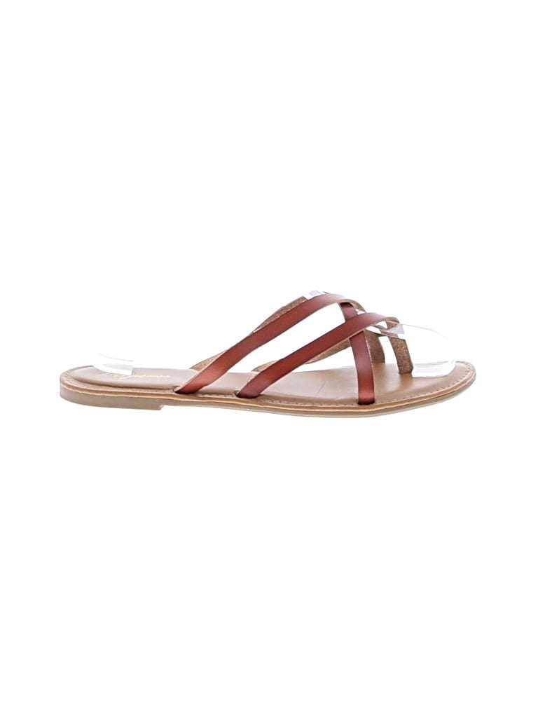 Pre-owned Assorted Brands Sandals In Brown