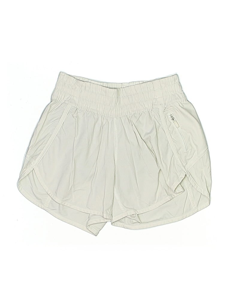 Pre-owned Lululemon Athletica Athletic Shorts In White
