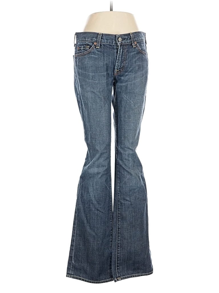Pre-owned 7 For All Mankind Jeans In Blue