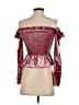 Greysn Burgundy 3/4 Sleeve Blouse Size XS - photo 2
