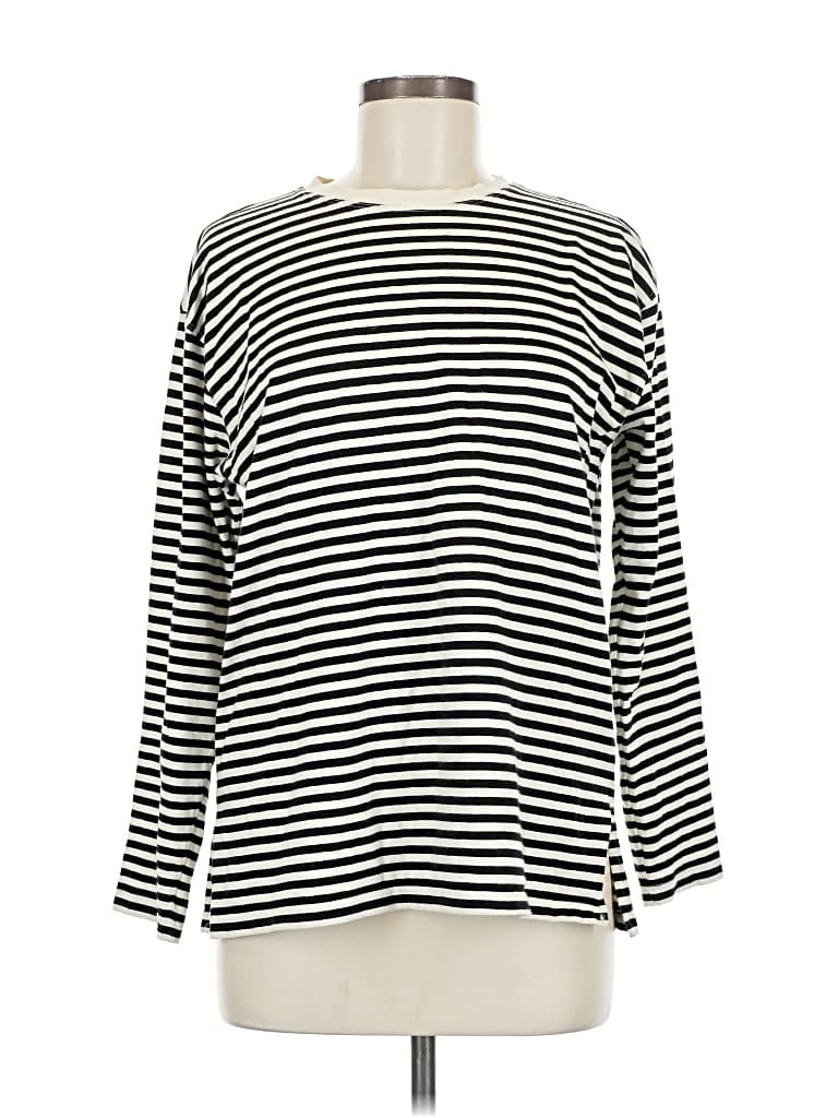 Pre-owned Mng Long Sleeve T-shirt In Black