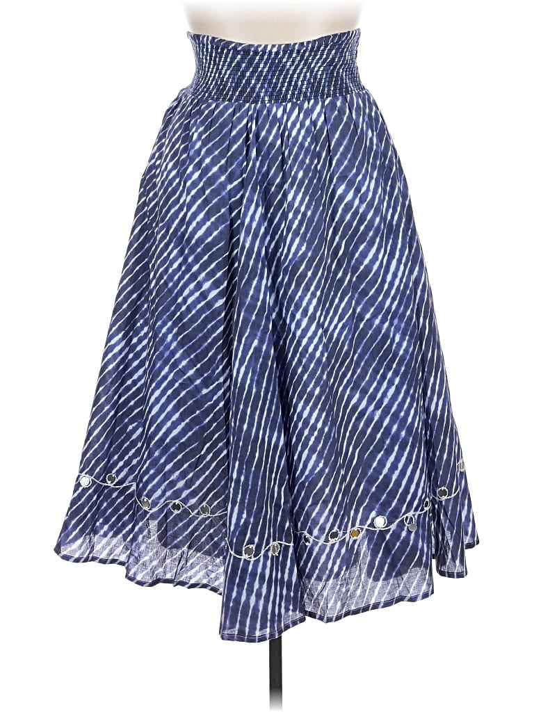 Pre-owned Soft Surroundings Casual Skirt In Blue