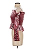 Greysn Burgundy 3/4 Sleeve Blouse Size XS - photo 5
