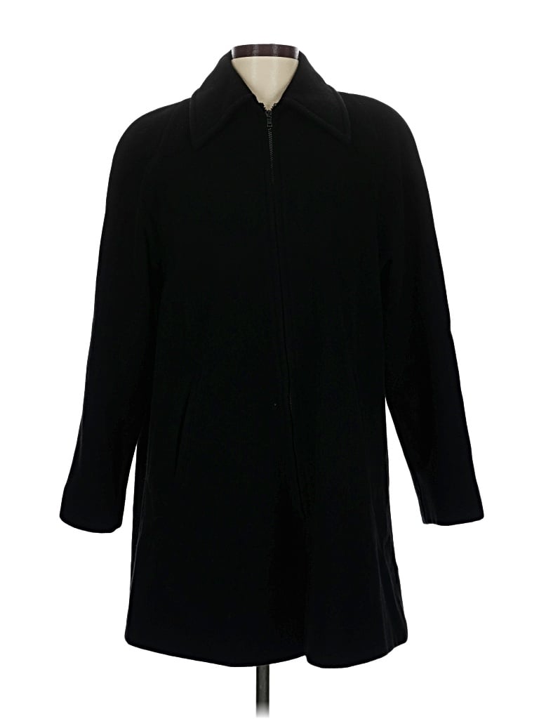 Pre-owned Jones New York Coat In Black