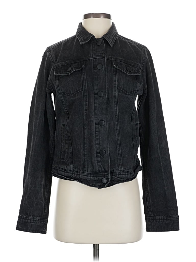 Pre-owned Universal Thread Denim Jacket In Black