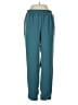 J.Crew 100% Polyester Color Block Teal Track Pants Size 00 - photo 1
