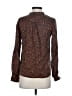 Volcom 100% Modal Brown Long Sleeve Blouse Size 0 - 2 - photo 2