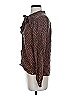 Volcom 100% Modal Brown Long Sleeve Blouse Size 0 - 2 - photo 5