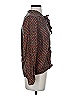 Volcom 100% Modal Brown Long Sleeve Blouse Size 0 - 2 - photo 4