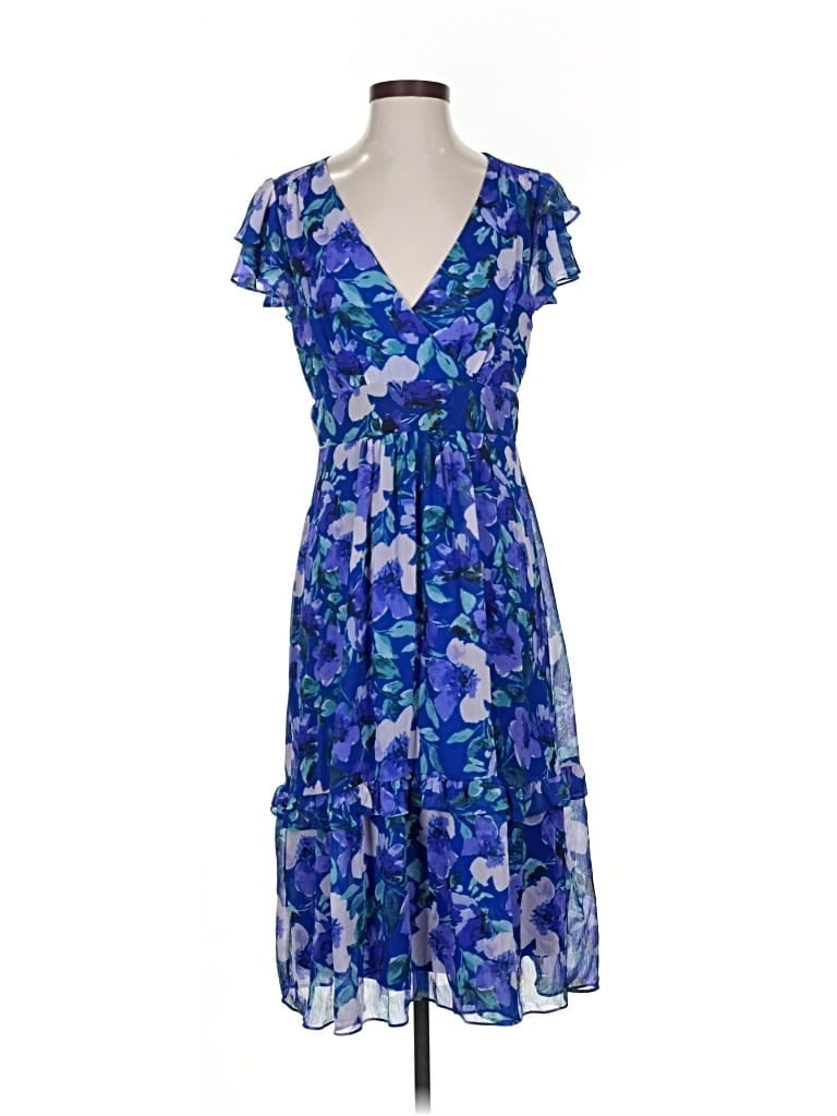 Pre-owned London Times Cocktail Dress In Blue
