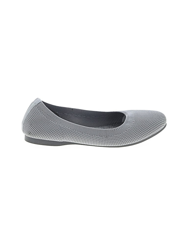 Pre-owned Cushionaire Flats In Gray