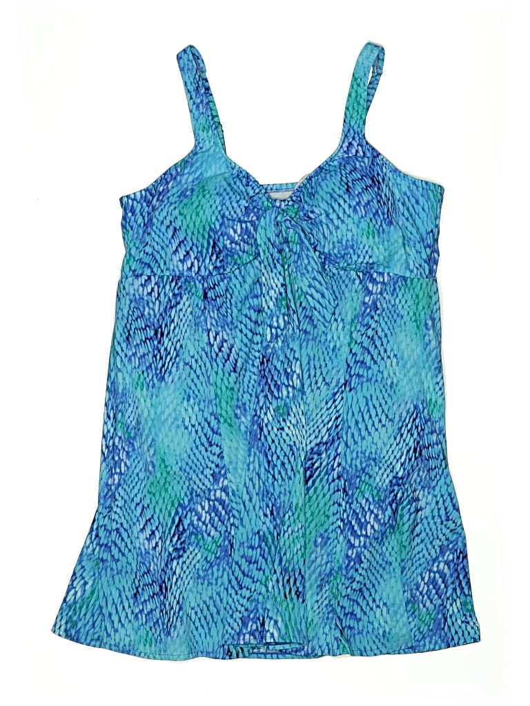 Pre-owned Croft & Barrow Swimsuit Cover Up In Blue