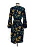 J.Crew 100% Polyester Print Blue Casual Dress Size 2 - photo 2