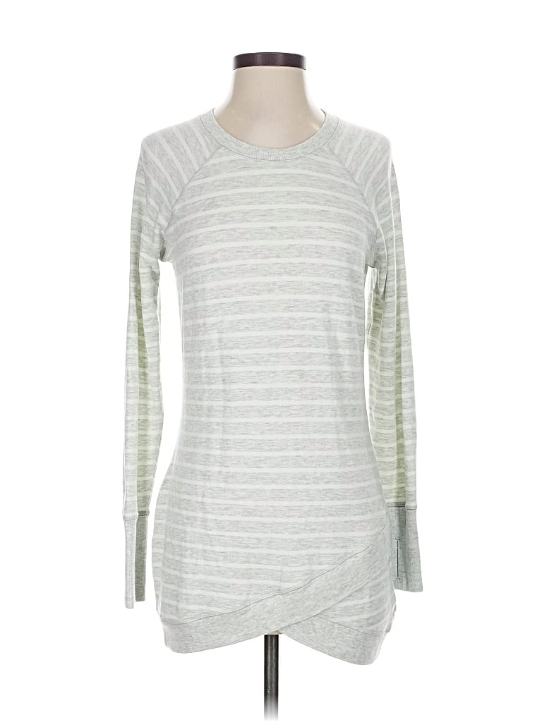 Pre-owned Athleta Casual Dress In Gray