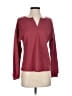 Ekouaer Burgundy Long Sleeve Top Size S - photo 1
