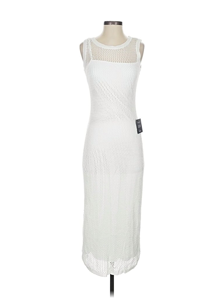 Pre-owned Lulus Cocktail Dress In White
