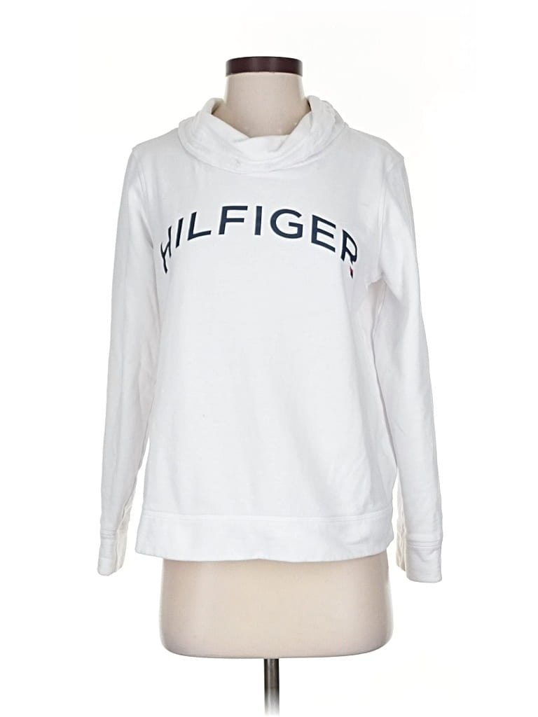 Pre-owned Tommy Hilfiger Sport Sweatshirt In White