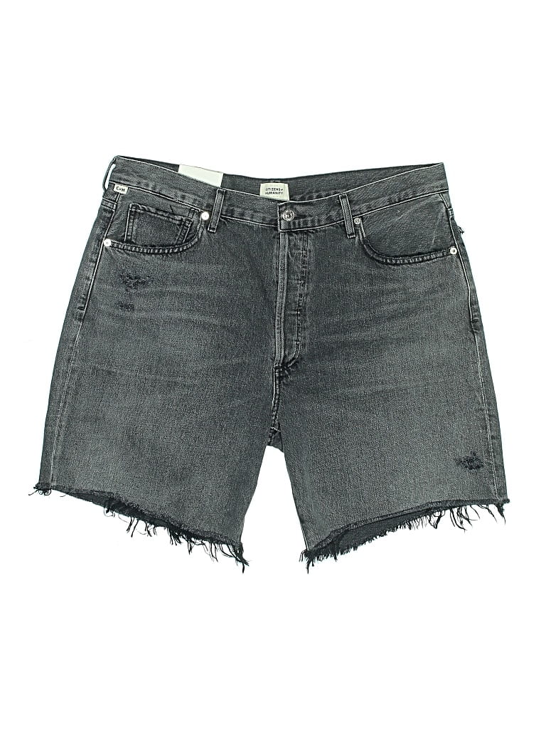 Citizen Of Humanity Denim Shorts In Gold