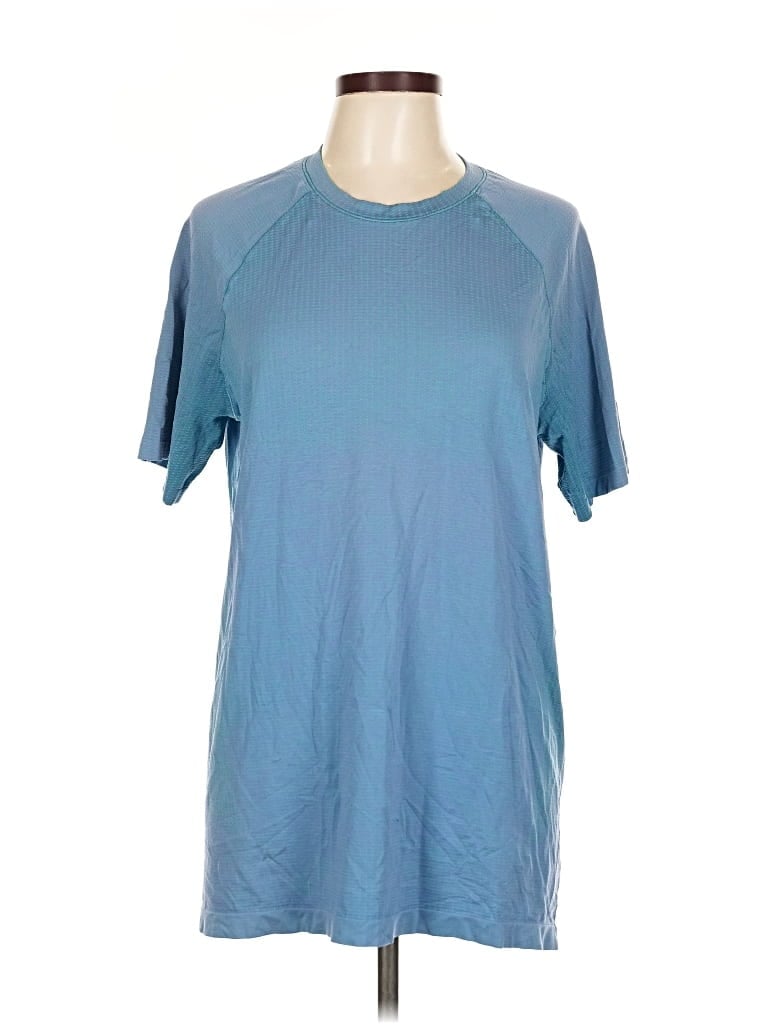 Pre-owned Unbranded Active T-shirt In Blue