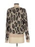 Rowen Animal Print Tan Pullover Sweater Size M - photo 2