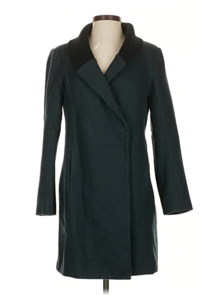 Pre-owned Theory Coat In Blue