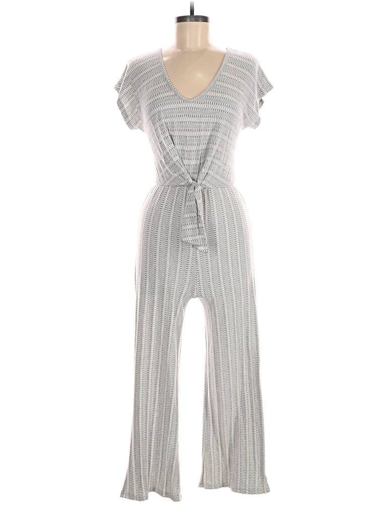 CAUTION TO THE WIND Pre-owned Jumpsuit In Gray